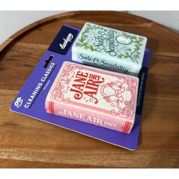 New Fred & Friends Luckyoo Sponges Cleaning Classics Jane Air Dry & Suds & S - Picture 2 of 3